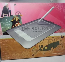 Bamboo Craft Pen  Touch Digital Art Drawing Scrapbooking Software CDs Included