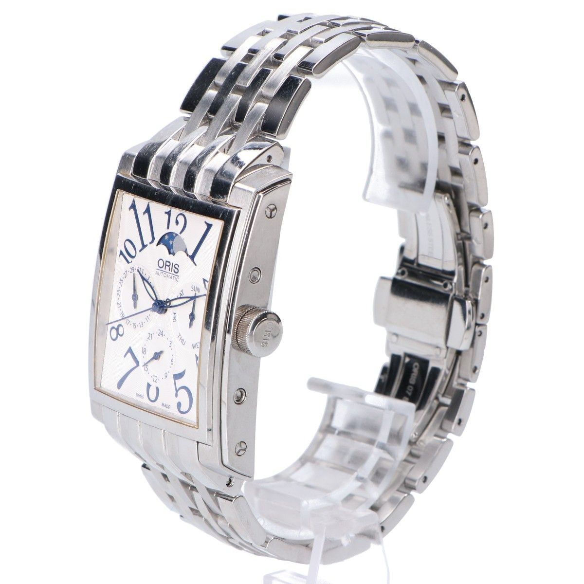 ORIS 7658 Rectangular Complication Moon Phase Aut… - image 1