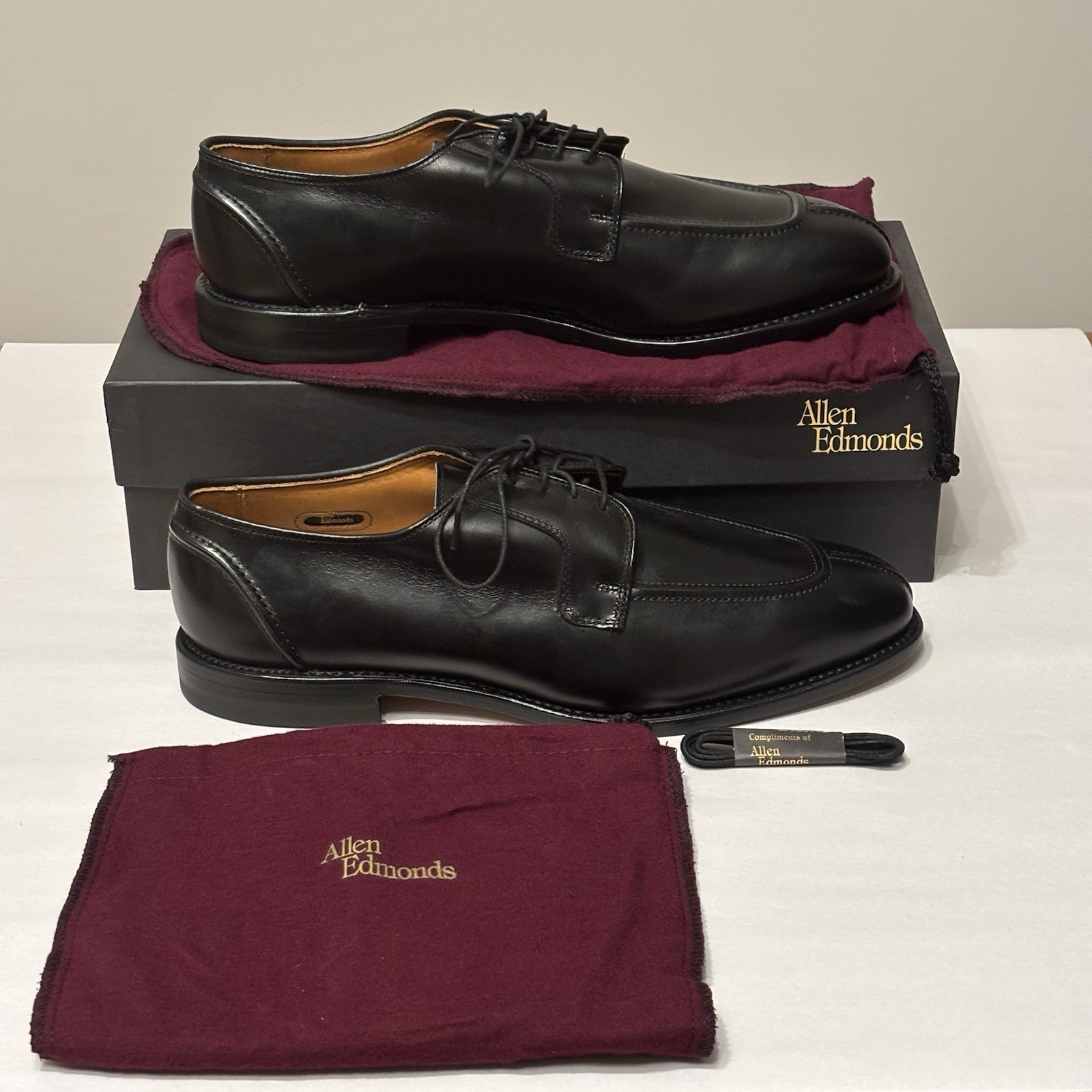 Vintage Allen Edmonds Men's Hancock Oxford Dress Shoes Size 11 D *New Old Stock