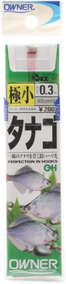 OWNER TANAGO Hook Gokusho Extremely small Leader #0.3(about 1.2lb) 45cm 6pcs