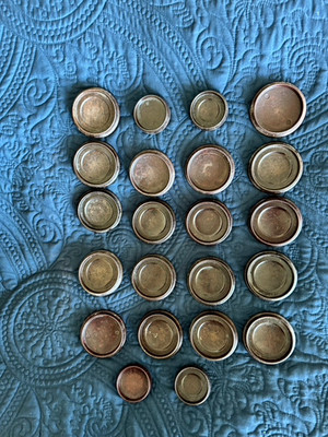 LOT OF 22 BAKELITE FURNITURE FOOT REST FLOOR PROTECTORS