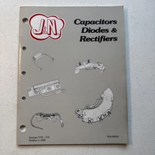 J&N Auto Electric Inc. Capacitors Diodes & Rectifiers 1998 Catalog #910-04810