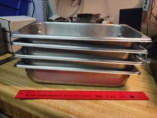 Vollrath 3032-2 Steam Table Third Pan 12"x 6.5" 2.50" deep quan 4