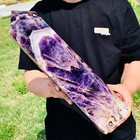 14.52LB Natural Dream Amethyst Crystal Column Magic Wand Obelisk Point Healing — photo 7