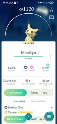 Mimikyu #778 ( XXL ) Pokémon Trading Go - FAST / NEW | eBay