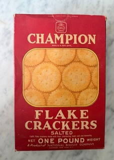 Champion Flake Crackers Nabisco Vintage box