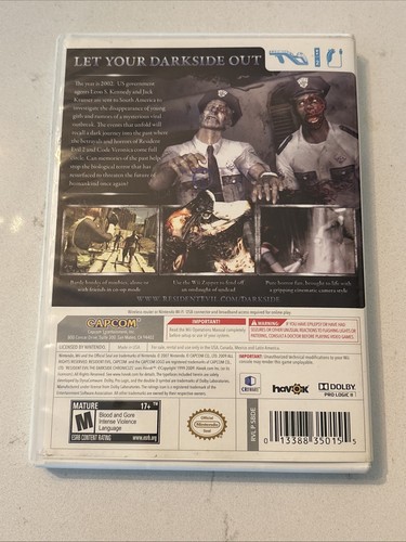 Resident Evil: The Darkside Chronicles (Nintendo Wii) Complete w/ Manual -Tested - Bild 5 von 5