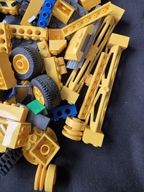 The LEGO 7633 City Construction Site Parts Lot Crane 