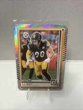 2025 Panini Donruss - T.J. Watt #132 Press Proof Silver Die-Cut /99 Steelers