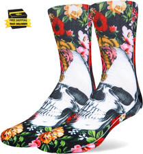 Mens Funny Crazy Socks Unisex Novelty Cool Funky 3D Printed Crew Socks Boys Patt