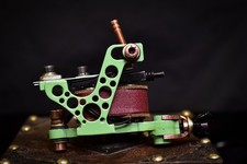 Handmade tattoo machine medium liner 5-14rs, Running 140-145 Hz 4.5 V Unloaded