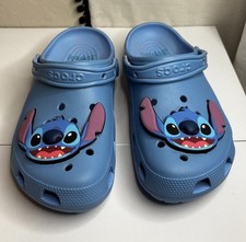 Crocs Lilo and Stitch Blue Clog Shoe Unisex Adult Size M8/W10