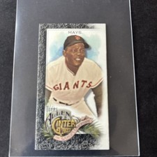 2022 Allen and Ginter Base Mini Black Border #64 Willie Mays