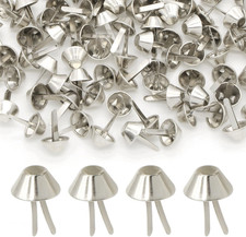200 Pieces 15Mm Metal Bag Feet Studs Purse Feet Handbag Feet Nailheads Stud Spik