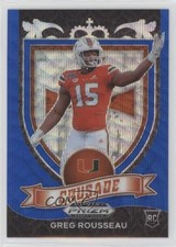 2021 Panini Prizm Draft Picks Crusade Blue Wave 143/249 Greg Rousseau #179 10lj