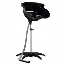 Adjustable Portable Shampoo Bowl, Black with ...