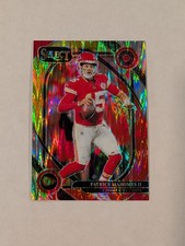 2024 Select - Club Level - Patrick Mahomes - Red & Yellow Shock Prizm - Chiefs