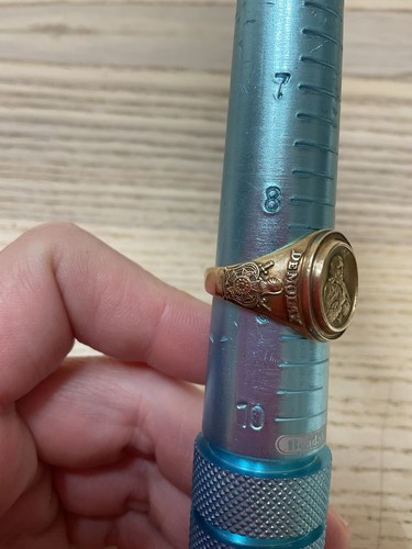 ANELLO UOMO DEMOLAY CHEVALIER TAGLIA 8,75 BALFOUR 10K - Foto 3 di 19