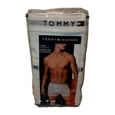 Tommy Hilfiger Classic Trunk Underwear Medium (32-34) White 2 Pack