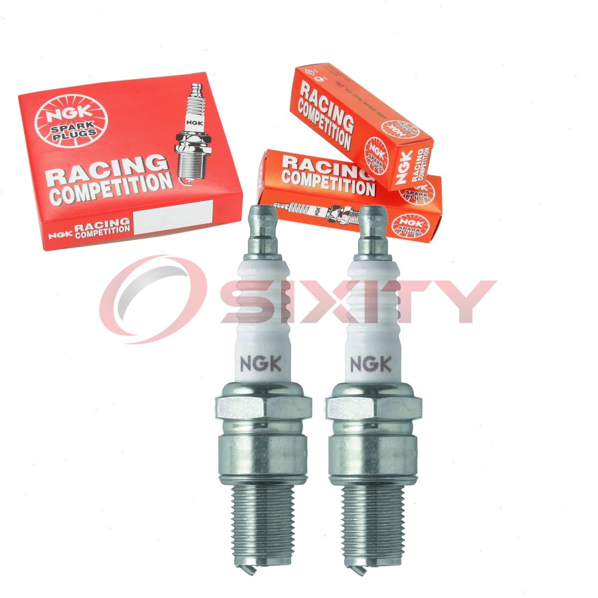 2 pc NGK 5962 R6061-10 Racing Spark Plugs for N59DR AR50 AR2592 Ignition rf