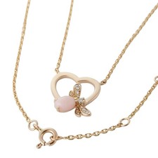 Chaumet Pink Opal Diamond Attrape Moi Necklace K18PG