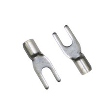 25 Pack Spade Fork Terminal Connector Non-Insulated 16-14 AWG Gauge - Y23