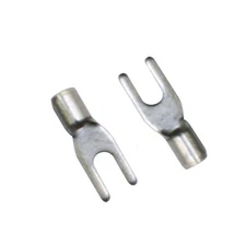 25 Pack Spade Fork Terminal Connector Non-Insulated  16-14 AWG Gauge - Y23