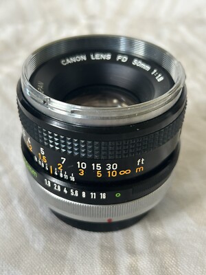 ★美品★ Canon キャノン純正 FD 50mm 1:2 Canon New FD NFD 50mm f1.2 L [Near MINT] MF Standard Lens From