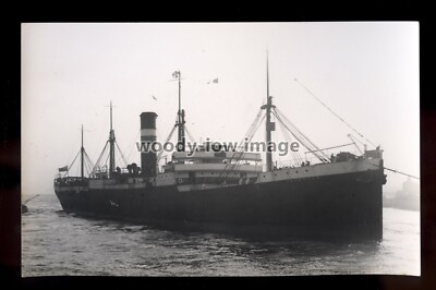 bf1253 - Harrison Line Cargo Ship - Inventor , gebaut 1910 - B Feilden Karte
