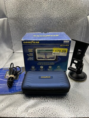 Goodyear GY145  4.3'' GPS Bundle With Magnetic Suction Car Mount