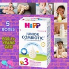 5 Boxes x HiPP Stage 3 JUNIOR COMBIOTIK Baby Formula FROM 12 MONTHS - 500 g