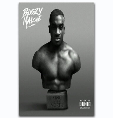 60466 Bugzy Malone King 2017 Hip Hop Album Cover Wall Decor Print Poster