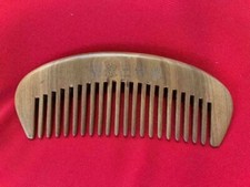 5.20" TRAVEL SIZED "DEEP THINKING RESULTS IN WISDOM" CHERRY WOOD COMB