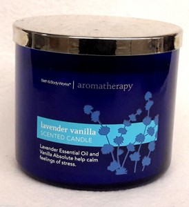 Details About 1 Bath Body Works Aromatherapy Sleep Lavender Vanilla 3 Wick 145oz Large Candle
