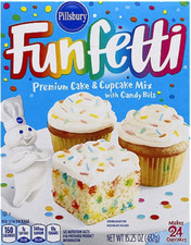 PILLSBURY Funfetti Premium Cake & Cupcake Mix with Candy Bits 432 gr aus USA
