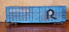Rock Island RR 50' Waffle Side Hi Cube Boxcar 240700 Roundhouse HO Owner Built