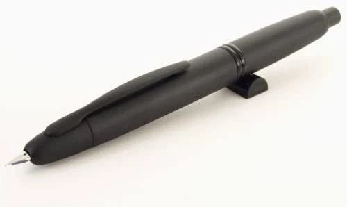 Pluma Estilográfica Pilot Namiki SIN TAPA Negro Mate EF, F, M, B Plumín (FC-18SR-BM) Foto 3 de 3