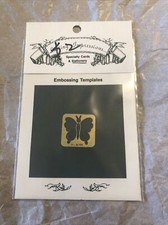 Lasting Impressions Embossing Template Brass Stencil Butterfly NOS NIP
