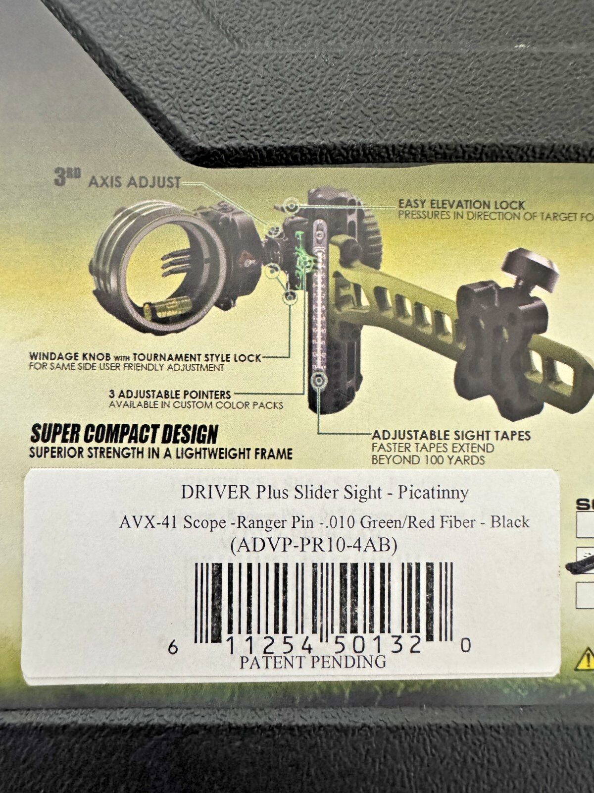 Axcel Driver Plus Sight Picatinny AVX-41 Scope Ranger .010 Double Pin ...