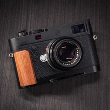 Wood Camera L Hand Grip Holder w/Alloy Base For Leica M10 M10P/M10R/M10M/M 10D