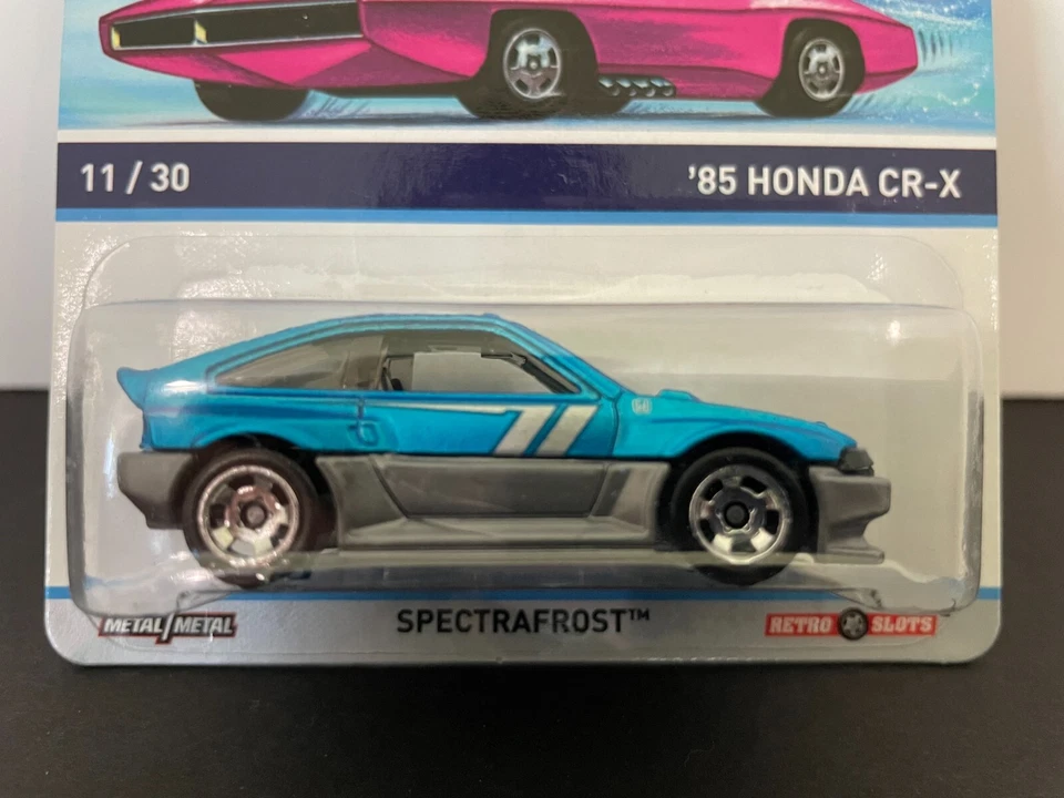 PROTECTOR HOT WHEELS '85 HONDA CRX AZUL JDM VHTF RARO COOL CLÁSICO VARIANTE ROSA Foto 3 de 4