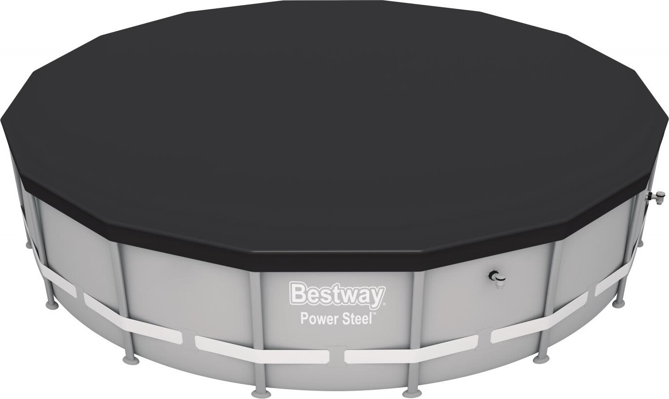 Bestway Telo di copertura per piscina fuori terra rotonda 488 cm 58249