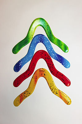 ''The Mantis'' Boomerang - Handmade wooden returning sport boomerang - Easy 
