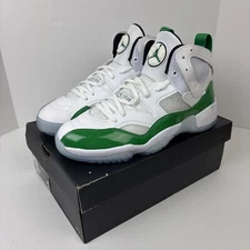 Nike Air Jordan Men’s Size 12 Sneakers Jumpman Two Trey White Green DO1925-130