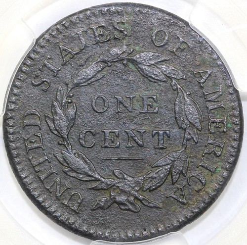 1814 1c S-294 Crosslet 4 Classic Head Large Cent PCGS XF Detail Corrosion - Picture 2 of 5