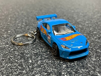 #ad #ad Toyota GR86 Keychain Blue Hot Wheels Matchbox BRZ $19.99