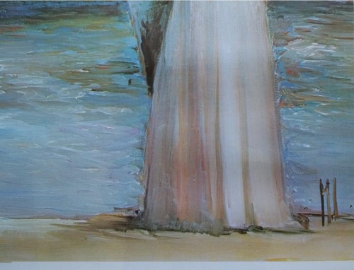 Bride Under the River Bridge Photolithography Innocent Melani with Certificate - Picture 3 of 4