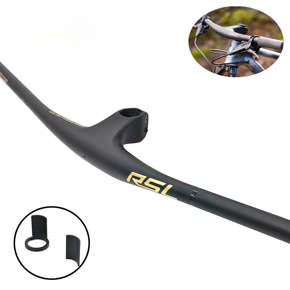 MTB Mountain Bike Integrated Full Carbon Handlebar 70 80 90mmX