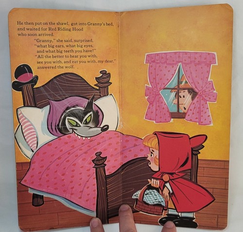 Vintage Little Red Riding Hood Board Book Modern Promotions - Picture 5 of 12
