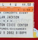 2002 ALAN JACKSON CHARLESTON CIVIC CENTER TICKET STUB- 11-9-2002 — photo 4